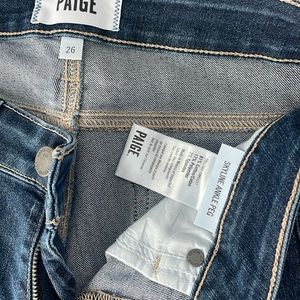 Paige Ankle Skyline Peg jeans